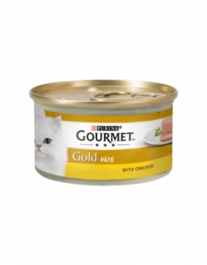<p><strong>Gourmet Gold 85 гр паштет с курицей для кошек </strong></p>