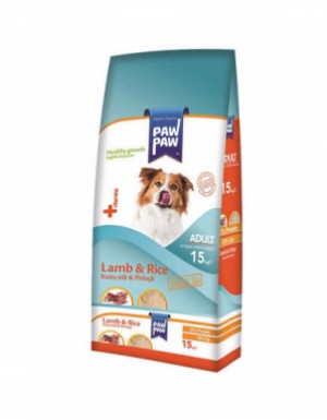 <p><strong>Сухой корм для взрослых собак PawPaw с ягненком и рисом 15 кг</strong></p>