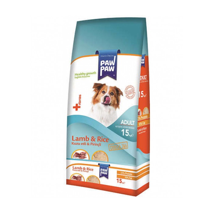 <p><strong>Сухой корм для взрослых собак PawPaw с ягненком и рисом 15 кг</strong></p>