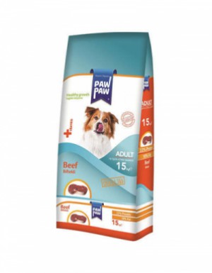 <p><strong>Сухой корм для взрослых собак PawPaw с говядиной 15 кг</strong></p>