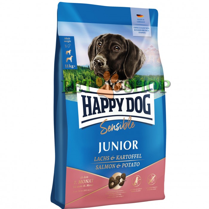 <p><strong>Happy Dog Junior Grainfree 10кг беззерновой корм для щенков с 7 до 18 месяцев</strong></p>