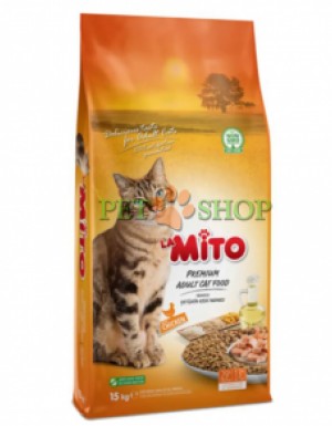 <p><strong>Mito Adult Cat; Корм разработан для взрослых кошек всех пород с учетом всех потребностей в питательных веществах, чтобы поддерживать организм в хорошем состоянии.</strong></p>

<p><img src=
