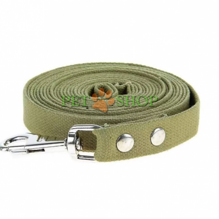 <p><strong>Поводок для собак брезентовый, длина 2</strong><strong>&nbsp;м, ширина 30&nbsp;мм, разные цвета</strong></p>