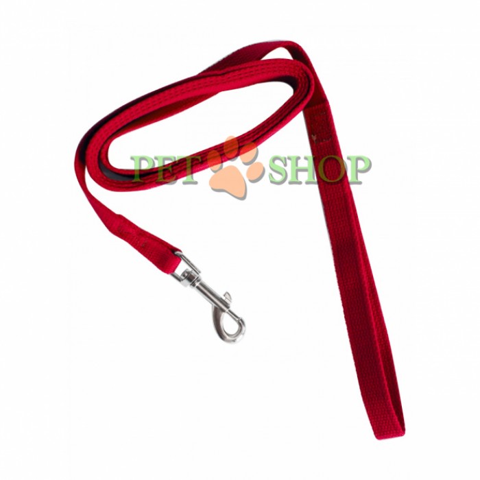 <p><strong>Lesă de prelată pentru câini, lungime 3 m, latime 30 mm, culori diferite. Culoare: Rosu.</strong></p>