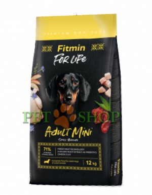<p><strong>Fitmin For Life Adult Mini - это комплексный корм премиум класса для взрослых собак малых пород. 1 кг на развес</strong></p>