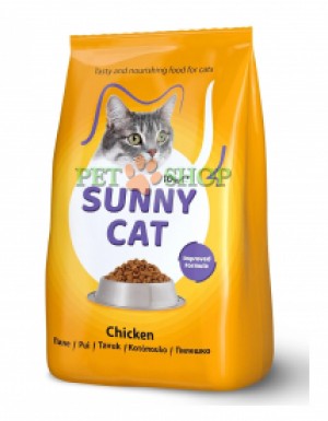 <p><strong>Сухой корм для кошек SUNNY CAT с курицей 10 кг</strong></p>