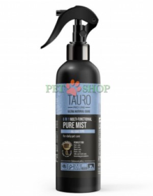 <p><strong>Многоцелевое средство Tauro Pro Line ULTRA NATURAL CARE 6in1 PURE MIST без запаха предназначено для ежедневного ухода за собаками, кошками и другими мелкими домашними животными. Оно защищает кожу от сухости и аллергии.</strong></p>