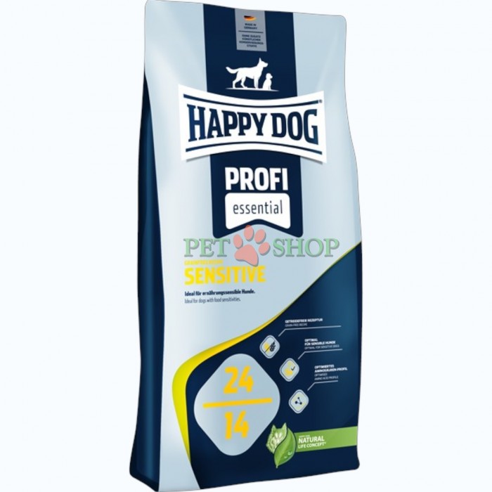 <p><strong>Happy Dog Profi-Line GF Sensitive 24/14</strong> - полноценный беззлаковый корм для взрослых собак со средней потребностью в энергии.</p>