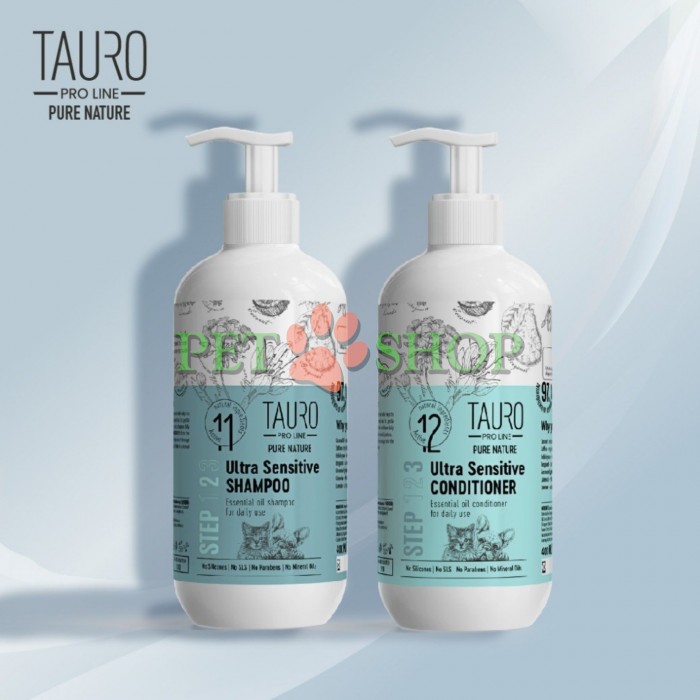 <p><strong>Tauro Pro Line Pure Nature Ultra Sensitive&nbsp;Conditioner</strong>&nbsp;-&nbsp;кондиционер для собак и кошек с чувствительной кожей. Разработан для бережного восстановления сухой шерсти путем ее интенсивного увлажнения.</p>