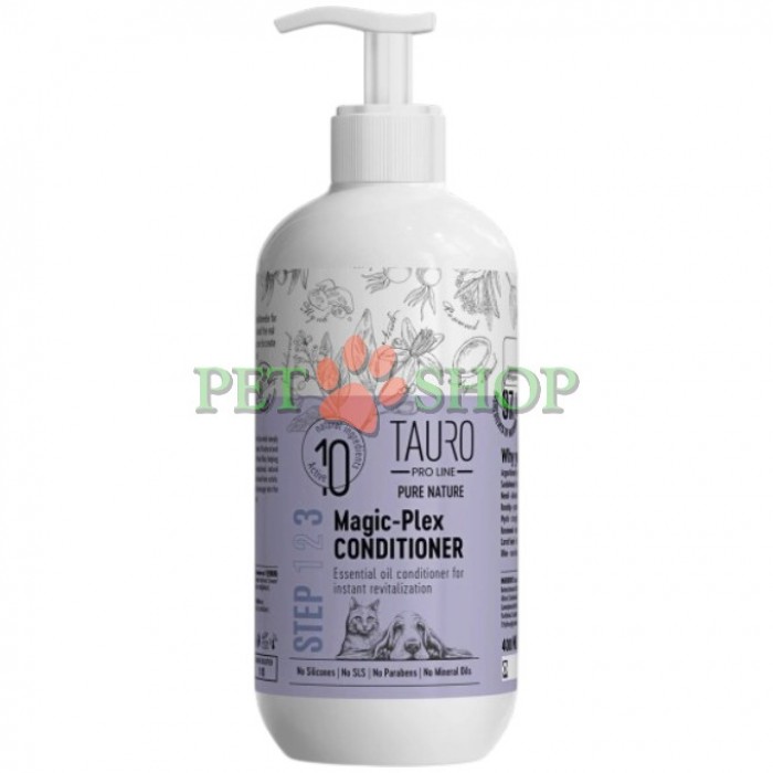 <p><strong>Tauro Pro Line Pure Nature Restorative Magic Plex</strong> &ndash; balsam destinat refacerii delicate a blănii uscate sau deshidratate, oferind hidratare profundă at&acirc;t la suprafață, c&acirc;t și &icirc;n interiorul firului de păr.</p>