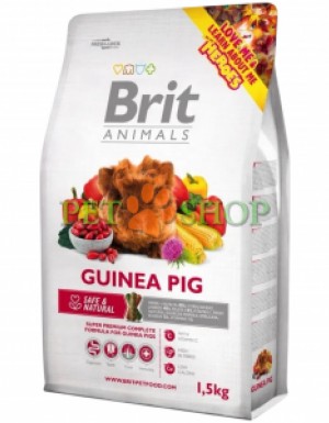 <p><strong>Brit Animals Guinea Pig Complete - </strong>супер премиум полнорационный корм для морских свинок<strong>.</strong> Содержит натуральные источники витамина С. В состав входит расторопша пятнистая (<em>Silybum marianum</em>), которая способствует здоровому пищеварению и нормальному обмену веществ.</p>