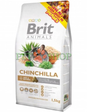 <p><strong>Brit Animals Chinchilla Complete -&nbsp;</strong>супер премиум полнорационный корм для шиншилл.</p>