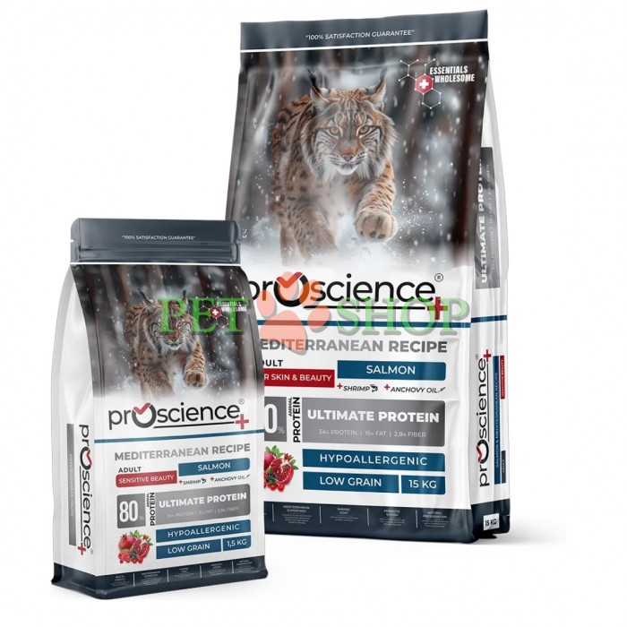 <p><strong>ProScience Cat Adult Sensitive Skin -&nbsp;</strong>полнорационный и сбалансированный экструдированный сухой корм для взрослых кошек с лососем. Содержит 80% белка животного происхождения, гипоаллергенную формулу с пониженным содержанием злаков и способствует поддержанию здоровья кожи и красоты шерсти.</p>