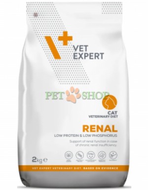 <p><strong>Vet Expert Cat Renal -&nbsp;</strong>полнорационный диетический корм для взрослых кошек, поддерживающий функцию почек при хронической почечной недостаточности.</p>