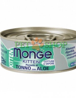 <p><strong>Monge Fruits Tuna with Aloe Kitten – este o hrană complementară pentru cei mai sofisticați și pretențioși pisoi și completează gama Monge Natural Superpremium, o linie dedicată în întregime nutriției naturale.</strong></p>