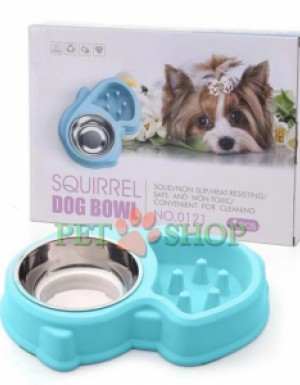 <p><strong>Harry Ya Ya Squirrel Dog Bowl&nbsp;Миска для медленного кормления 2 в 1 &laquo;Белка&raquo; -&nbsp;</strong>уникальная фигурная миска-лабиринт&nbsp;в виде милой белки совмещает в себе классическую чашу для воды и интерактивную зону для медленного поедания корма (слоу-фидер). Это идеальное решение для кошек и собак мелких и средних пород, которые склонны слишком быстро заглатывать пищу.</p>