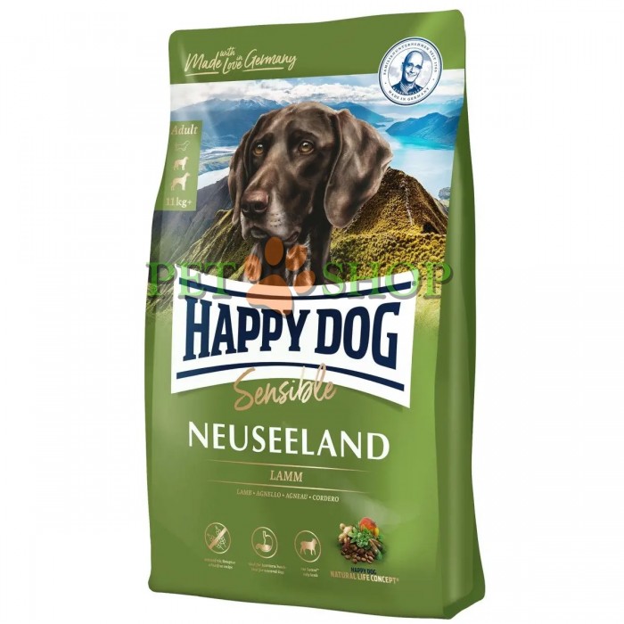 <p><strong>Happy Dog Supreme Sensible Neuseeland 12,5 кг оптимальный вариант для целенаправленного кормления чувствительных собак</strong></p>