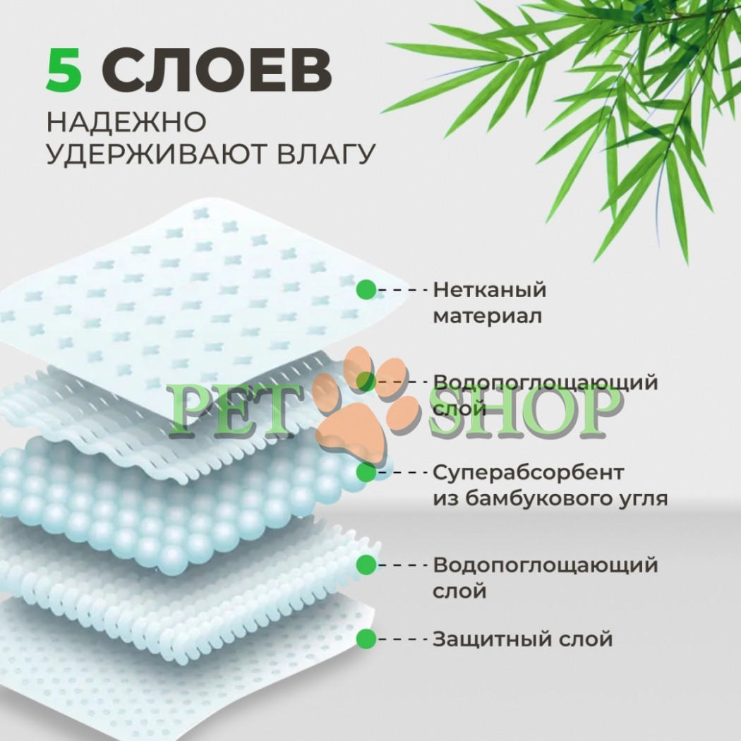 <p><strong>Одноразовые пеленки с бамбуковым углем, размер 60 * 90 см, 1 шт</strong></p>