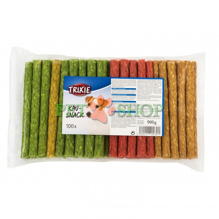 <p>Batoane&nbsp;granulate cu diametrul de <strong>1 cm</strong> și lungimea de <strong>12 cm</strong>. Arome mix: <strong>salam</strong>, <strong>cu cicatrice (rumen)</strong>, <strong>cu vită</strong>, <strong>cu alge marine</strong>.</p>