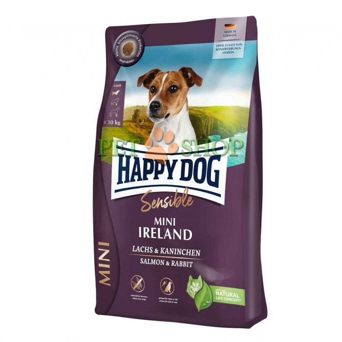 <p><strong>Happy Dog Supreme Mini Irland 4 kg pentru rasele mici</strong></p>
