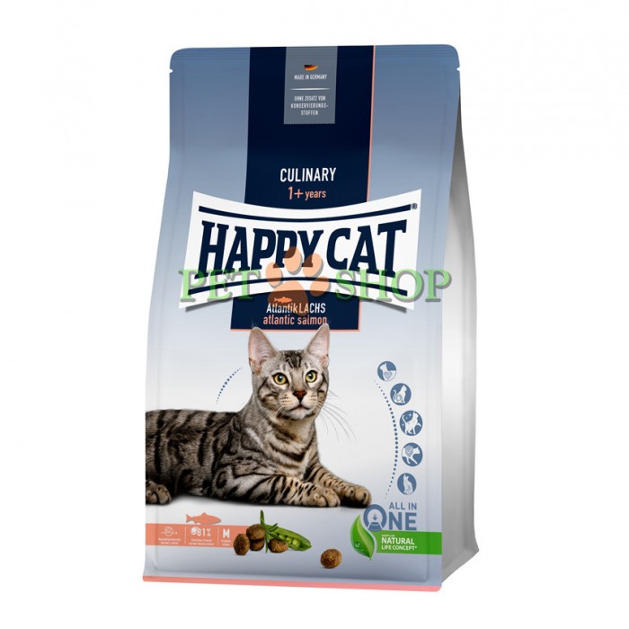<p><strong>Happy Cat Supreme Adult Somon 10 kg pentru pisici adulți</strong></p>