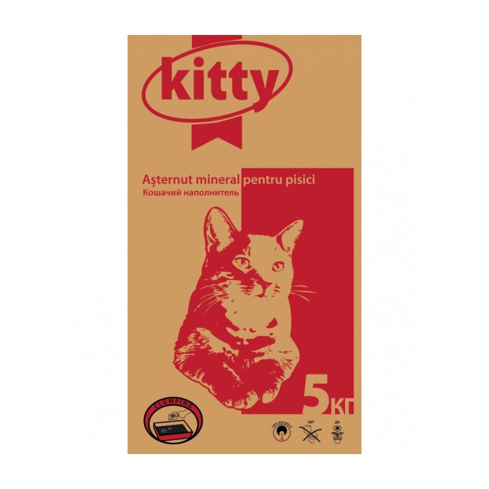 <p><strong>Наполнитель для кошачьего туалета Kitty 5 кг (бентонит) мелкий 1.3-2.5 мм</strong></p>