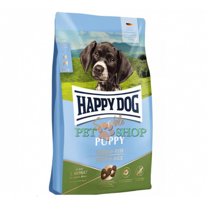 <p><strong>Happy Dog Supreme Puppy Lamb & Rice 10 кг для щенков от 1 до 6 месяцев с ягнёнком и рисом</strong></p>