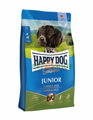 <p><strong>Happy Dog Supreme Junior Lamb & Rice 10 kg pentru cățeluși cu miel și orez</strong></p>