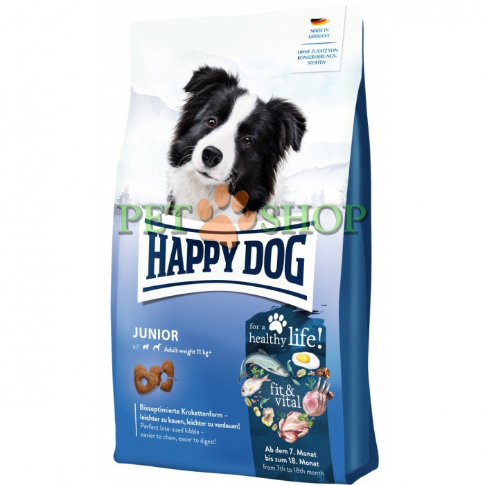 <p><strong>Happy Dog Supreme Junior Original 10 kg pentru cățeluși</strong></p>