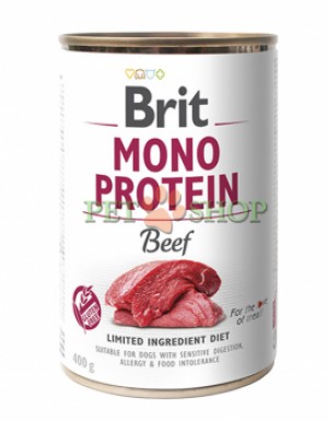 <p><strong>100% ЧИСТЫЙ ГОВЯЖИЙ ПРОТЕИН Brit Mono Protein предлагает комплексное и сбалансированное питание.</strong></p>