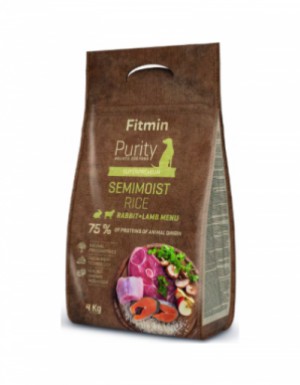 <p><strong>Fitmin dog Purity Rice Semimoist Rabbit - полноценный полу-влажный корм для взрослых собак всех пород.</strong></p>