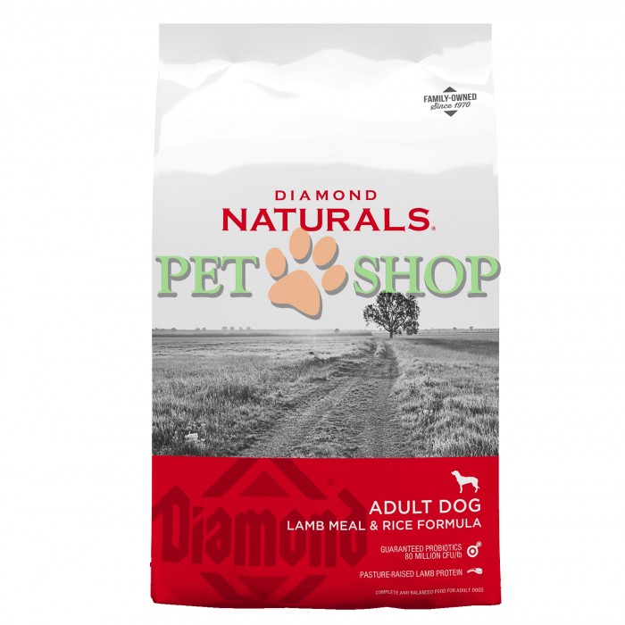 <p><strong>DIAMOND NATURALS DOG ADULT Lamb 2 kg </strong>— это полнорационный сухой корм для взрослых собак. В основе рациона — мясо ягненка, что делает корм легкоусвояемым и гипоаллергенным. Подходит для собак с чувствительным пищеварением или склонностью к аллергиям.</p>