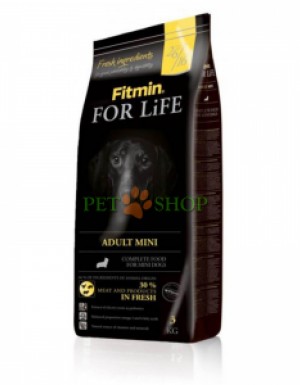 <p><strong>Fitmin For Life Adult Mini - это комплексный корм премиум класса для взрослых собак малых пород.</strong></p>