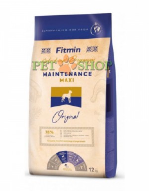 <p><strong>Fitmin Maxi Maintenance – предназначается для повседневного кормления взрослых собак крупных и особо крупных пород в возрасте от 18 месяцев до 7 лет и весом более 35 кг.</strong></p>