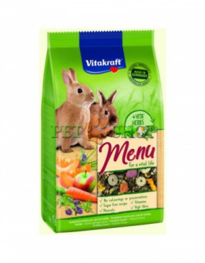 <p><strong>Сбалансированный корм для кроликов для ежедневного применения. В состав входят: овощи, семена, злаки, витамины и минералы, а так же клетчатка необходимая для правильной работы пищеварительной системы.</strong></p>