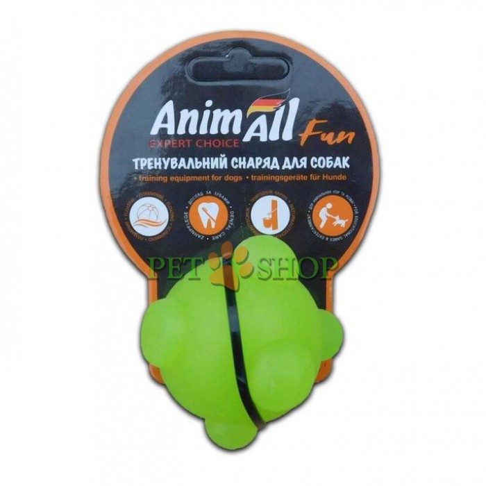 <p><strong>Оригинальная и яркая игрушка AnimAll Fun в виде шара-молекулы из натурального и не токсичного каучука для собак. Цвета</strong>: Коралловый; Желтый.</p>