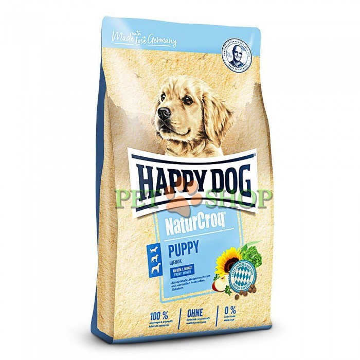 <p><strong>Happy Dog Premium Puppy NaturCroq 15 кг для щенков в возрасте от 4 недель 6 месяцев</strong></p>