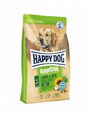 <p><strong>Happy Dog NaturCroq Ягненок с рисом 15 кг содержит высококачественные и легкоусвояемые ингредиенты: вкусного ягненка, хорошо переносимый рис, а также ценные Омега-3 и Омега- 6-жирные кислоты из подсолнечного и рапсового масел – важно для здоровья кожи и блестящей шерсти. </strong></p>