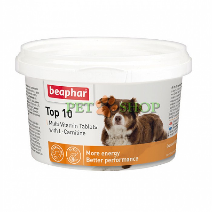 <p><strong>Кормовая мультивитаминная добавка с L-карнитином для собак со вкусом креветок.</strong></p>