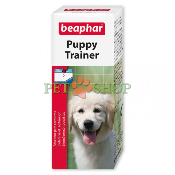 <p><strong>Beaphar Puppy Trainer -&nbsp;</strong>капли для приучения к туалету для щенков. Несколько капель средства, нанесённых на выбранное место &mdash; например, на пелёнку, в лоток или на лист газеты, &mdash; помогут приучить питомца справлять нужду в определённом месте.</p>