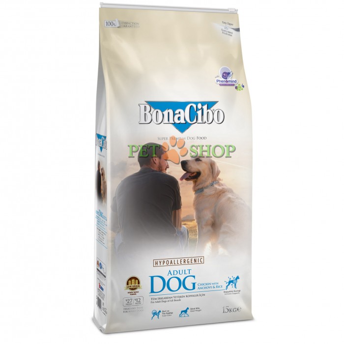 <p><strong>BonaCibo Adult Dog содержит оптимальный баланс белков, жиров и углеводов, что обеспечивает постоянную энергию и хорошее телосложение на протяжении всей жизни.</strong></p>