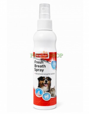 <p><strong>Спрей Fresh Breath Spray для чистки зубов и свежего дыхания у кошек и собак 150 ml</strong></p>
