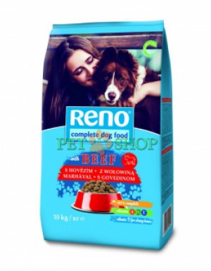 <p><strong>Сухой корм для собак Reno с говядиной, 8 кг</strong></p>