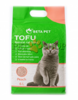 <p><strong>100% натуральный наполнитель для кошачьего туалета растительного происхождения (соевые и кукурузные), экологически чистый и нетоксичный с ароматом персика.</strong></p>