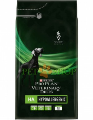 <p><strong>Сухой корм для собак и щенков Pro Plan Veterinary Diets HA Hypoallergenic при пищевой аллергии 3 кг</strong></p>