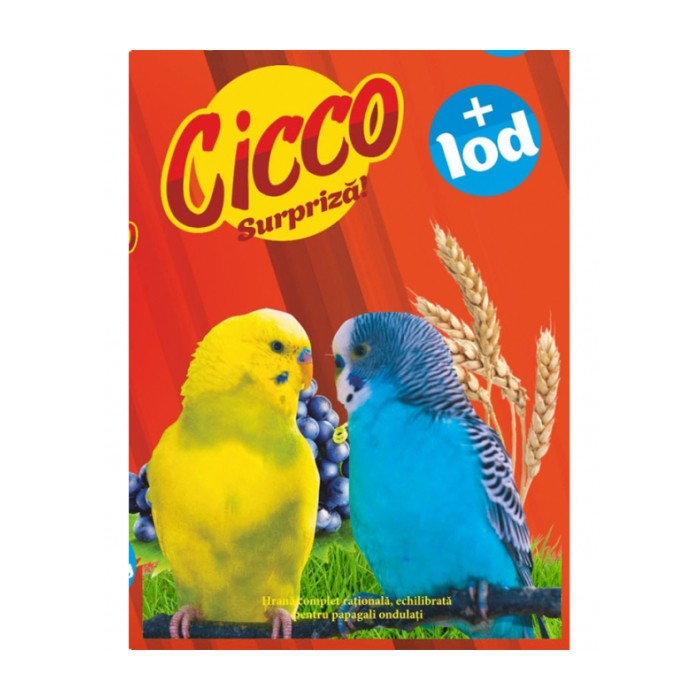 <p><strong>Полнорационный, сбалансированный корм для волнистых и средних попугаев Cicco 500 гр</strong></p>