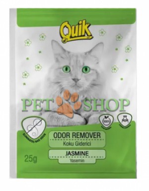 <p><strong>Realizat cu o formulă sigură și non-toxică, acest pachet de 25 g absoarbe umezeala, previne dezvoltarea bacteriilor și menține locuința ta curată și proaspăt mirositoare.&nbsp;Potrivit pentru toate tipurile de nisip pentru pisici.</strong></p>