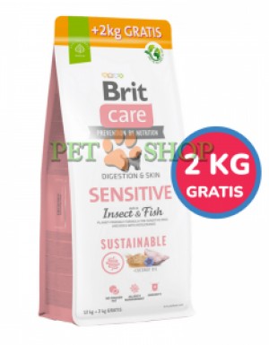 <p><strong>Brit Care Sustainable Sensitive Fish & Insect — Гипоаллергенный беззерновой корм с насекомыми для взрослых собак всех пород с чувствительным пищеварением и требовательной кожей и шерстью, 12 КГ</strong></p>