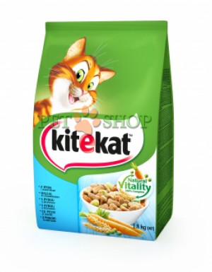 <p><strong>Сухой корм Kitekat® обязательно понравится настоящим ценителям рыбы! Полнорационное блюдо для взрослых кошек — идеальный баланс питательных и минеральных веществ, витаминов и антиоксидантов. </strong></p>