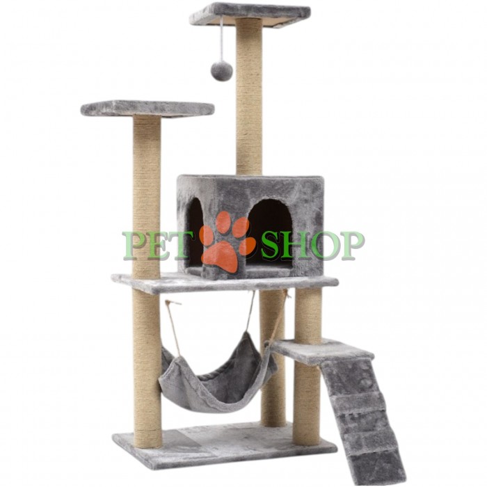 <p>Когтеточка <strong>4Life AT60 Grey</strong> &mdash; напольный комплекс высотой 125 см, является отличным вариантом для кошек средних и крупных пород, которым нужно пространство для растяжки и когтей. Удобна для размещения в любом углу дома. Цвет: Серый</p>